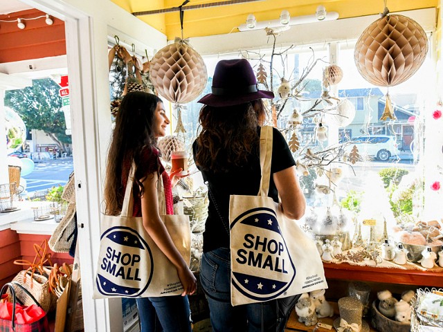 IMAGE DISTRIBUTED FOR AMERICAN EXPRESS - Shoppers browse holiday gifts in Mission Hills at Maison En Provence on Small Business Saturday, Nov. 25, 2017, in San Diego. (Denis Poroy/AP Images for American Express)