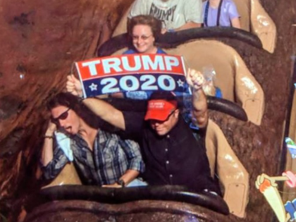 Dion Cini: Trespassed from WDW for holding a Trump 2020 banner on Splash Mountain.