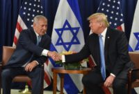 US President Donald Trump shakes hands with Israeli Prime Minister Benjamin Netanyahu on September 26, 2018 in New York on the sidelines of the UN General Assembly Israel's Netanyahu hails Trump for Iran sanctions