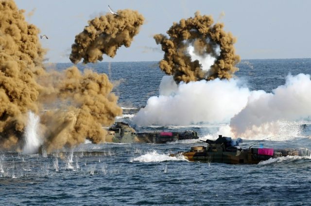 S. Korea, US resume suspended joint marine drills