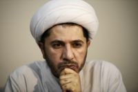 Bahraini Sheikh Ali Salman, pictured on November 20, 2014, was sentenced on Sunday to life in jail for spying for Doha