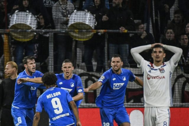 Hoffenheim snatch thrilling draw at Lyon to stay afloat in Champions League
