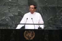 In his first address to the nation since the sacking of parliament, Sri Lankan President Maithripala Sirisena defended his move, which alarmed the international community