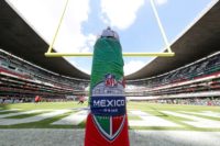 A general view of Estadio Azteca prior to the game between the New England Patriots and the Oakland Raiders on November 19, 2017 in Mexico City, Mexico