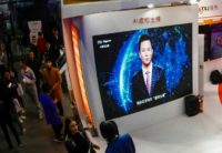 Based on the appearances of two flesh-and-blood Chinese news presenters, the computerised avatars read out text that is fed into their system, their mouths moving in tandem with the reports