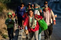 Central Americans traveling in a migrant caravan towards the United US, arrive in Tijuana, Mexico, on November 15, 2018 More than 1,500 caravan migrants at US-Mexico border: AFP