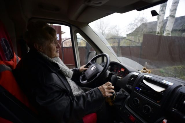 'Angel', 80, drives to aid of poor St Petersburg pensioners
