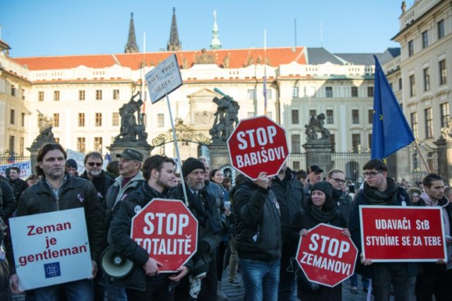 Prague protesters call for embattled PM to resign