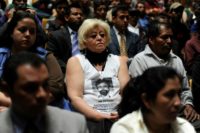 Relatives of victims of the Dos Erres massacre are seen in a Guatemalan Supreme Court of Justice hearing in 2013