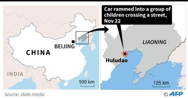 Five dead, 18 hurt as car rams into children in China