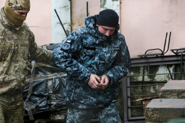 Court orders captured Ukrainian sailors held for two months