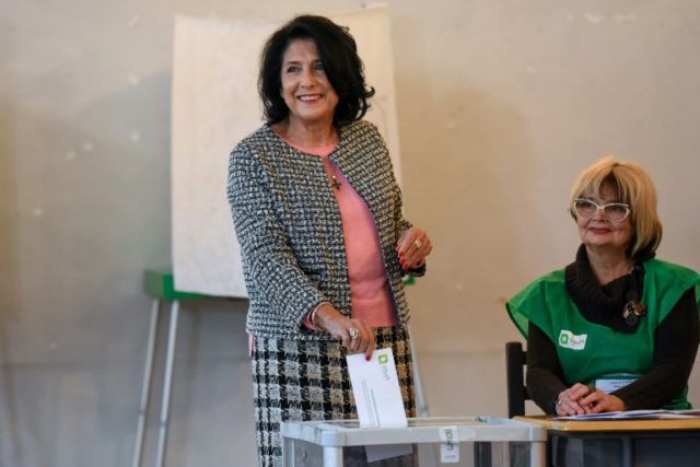 Ex-diplomat Zurabishvili elected Georgia's first woman president