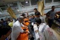 MSF (Medecins Sans Frontieres), which has provided care for thousands of Palestinians since the protests began, said the healthcare systems in Gaza were being overwhelmed by the number of cases and the often complicated treatments needed