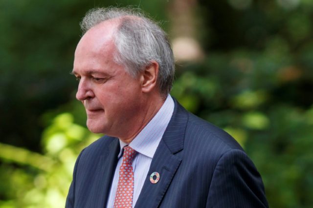 Paul Polman, pictured here in 2017, led Unilever for a decade Unilever boss steps down after HQ move fiasco