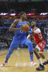 Thunder top Rockets without Westbrook for 7th straight win