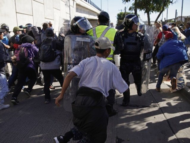 San Diego Port of Entry Shut Down as Migrants Rush Border