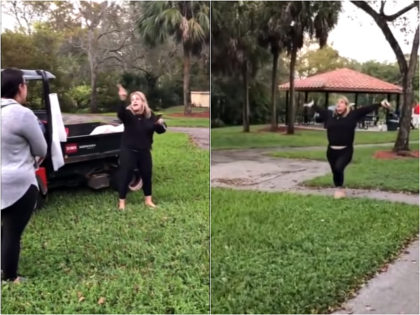 WATCH: Woman Screams at Families ‘Illegally’ Taking Christmas Photos in Public Park