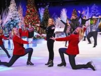 NEW YORK, NY - DECEMBER 17: Samantha Bee(center) and Abolish I.C.E Skaters perform during Full Frontal With Samantha Bee Presents Christmas On I.C.E. at PlayStation Theater on December 17, 2018 in New York City. 477176 (Photo by Astrid Stawiarz/Getty Images for TBS)
