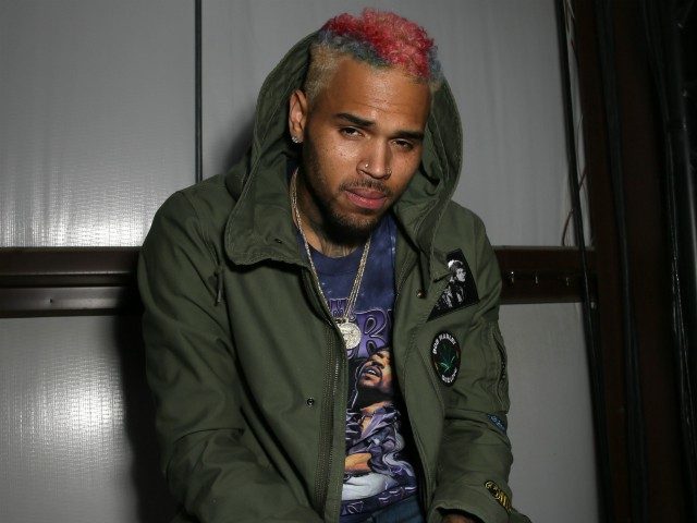 BERMUDA DUNES, CA - APRIL 10: Singer Chris Brown attends the NYLON Midnight Garden Party a