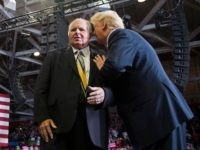 US-POLITICS-TRUMP US President Donald Trump speaks to radio talk show host Rush Limbaugh