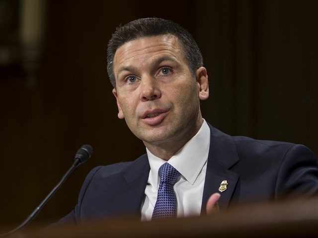 WASHINGTON, DC - DECEMBER 11: Commissioner of Customs and Border Protection Kevin McAleenan testifies during a Senate Judiciary Committee hearing on December 11, 2018 in Washington, DC. McAleenan answered questions about the Trump administration's immigration policies. (Photo by Zach Gibson/Getty Images)