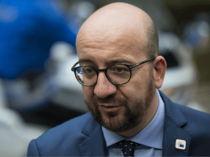 BRUSSELS, BELGIUM - OCTOBER 21: Belgian Prime Minister Charles Michel arrives at the Council of the European Union on the second day of a two day summit on October 21, 2016 in Brussels, Belgium. Theresa May is attending her first EU Council meeting as the British Prime Minister. The government's …