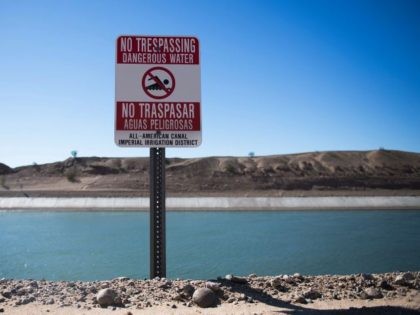 All American Canal near U.S.-California border in the El Centro Sector. (File Photo: JIM WATSON/AFP/Getty Images)