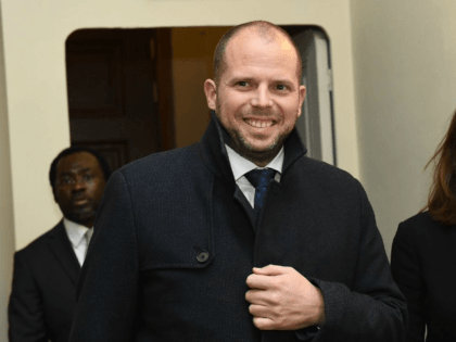 Belgium State Secretary for Asylum and Immigration Theo Francken, arrives at 'Le Cerc