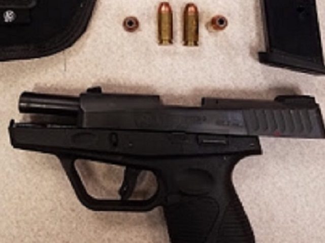 Laredo Sector Border Patrol agents arrested a Canadian national who allegedly attempted to enter the secured area of an airport with a handgun in his carry-on bag. (Photo: U.S. Border Patrol/Laredo Sector)