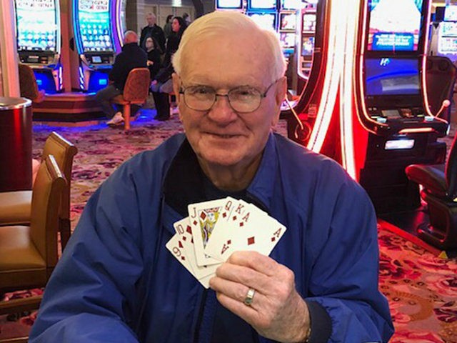 Harold McDowell, 85, defied 20-million-to-1 odds on Saturday when he won one million dolla