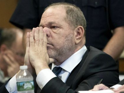 Harvey Weinstein, left, and his attorney Benjamin Brafman attend a hearing in New York, Th