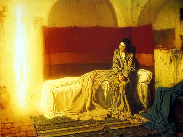 The Annunciation by Henry Ossawa Tanner 1896
