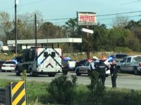 Houston Police Shooting 4 Police officers and multiple ambulances respond to the shooting of a Harris County Sheriff's Office deputy and two Texas Attorney General's Office law enforcement officers. (Photo: Lana Shadwick, Breitbart News)