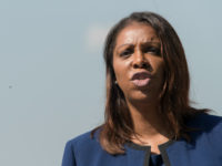 Letitia-James-NY-AG-ap New York City Public Advocate Letitia James speaks during a news conference, Friday, Aug. 10, 2018, in New York. James will face off against Leecia Eve, an attorney who was an aide to Hillary Clinton and Cuomo, Zephyr Teachout, a professor at Fordham Law School, and congressman Sean Patrick Maloney …