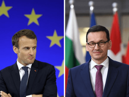 Macron and Morawiecki