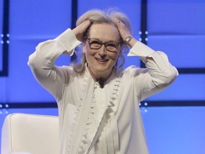 Academy Award-winning actress Meryl Streep, left, and feminist icon Gloria Steinem appear