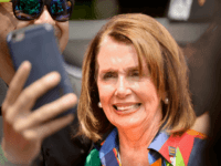 WEST HOLLYWOOD, CA - JUNE 11: Minority Leader of the United States House of Representatives Nancy Pelosi attends the LA Pride ResistMarch on June 11, 2017 in West Hollywood, California. (Photo by Chelsea Guglielmino/Getty Images)