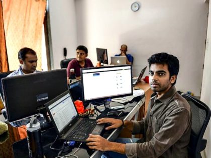 Indian software developer and entrepreneur Nischal Shetty at his office in Mumbai, India,