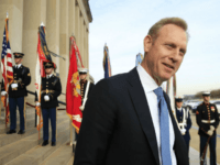 Deputy Defense Secretary Patrick Shanahan, speaks to reporters on the steps of the River entrance of the Pentagon on Wednesday, December 19, 2018. (AP Photo / Manuel Balce Ceneta) Deputy Defense Secretary Patrick Shanahan, speaks to reporters on the steps of the River entrance of the Pentagon on Wednesday, December 19, 2018. (AP Photo / Manuel Balce Ceneta)