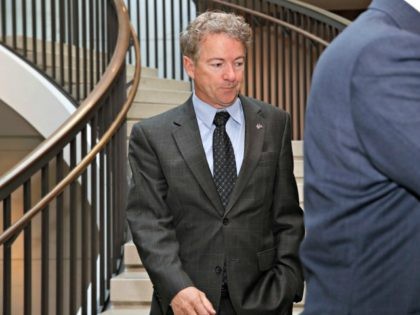 Sen. Rand Paul, R-Ky., arrives for a closed door meeting about Saudi Arabia, Wednesday, Nov. 28, 2018, on Capitol Hill in Washington. Senators who have grown increasingly uneasy with the U.S. response to Saudi Arabia after the killing of journalist Jamal Khashoggi are set to grill top administration officials Wednesday …
