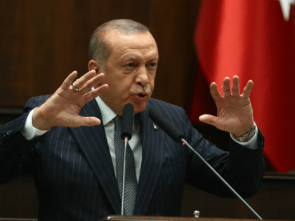 Turkish President and leader of Turkey's ruling Justice and Development (AK) Party Recep T