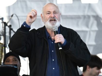 LOS ANGELES, CA - JANUARY 20: Actor Rob Reiner speaks onstage at 2018 Women's March L