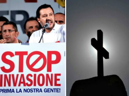 Salvini, Catholic Church Cross