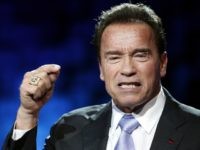 Former California Gov. Arnold Schwarzenegger delivers his speech at the One Planet Summit, in Boulogne-Billancourt, near Paris, France, Tuesday, Dec. 12, 2017. World leaders, investment funds and energy magnates promised to devote new money and technology to slow global warming at a summit in Paris that President Emmanuel Macron hopes …