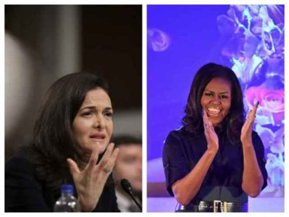 Sheryl Sandberg and Michelle Obama
