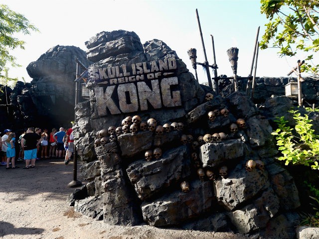 Private Queue Walkthrough at Skull Island: Reign of Kong at Skull Island: Reign of Kong Media Preview at Universal Orlando on August 3, 2016 in Orlando, Florida. (Photo by Gustavo Caballero/Getty Images)