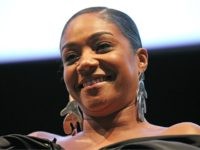 Tiffanyhaddish1 BURBANK, CA - APRIL 29: Actress Tiffany Haddish during panel discussion at the TBS' FYC Event For 'The Last O.G.' And 'Search Party' at Steven J. Ross Theatre on the Warner Bros. Lot on April 29, 2018 in Burbank, California. (Photo by Leon Bennett/Getty Images)