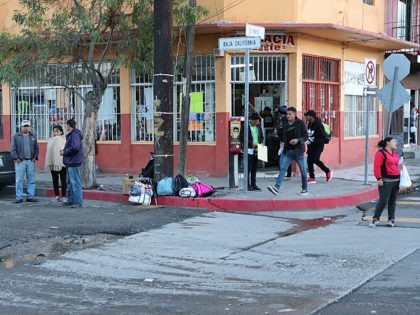 A street scene in Tijuana, Mexico.