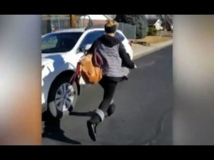 A Colorado homeowner exposed a would-be thief after a package was swiped from her front po