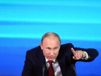 Russia's President Vladimir Putin holds the first major press conference of his third term in power in Moscow, on December 20, 2012. Putin denied todayplaying a role in the surprise reduction in the jail sentence of former oil tycoon and opposition leader Mikhail Khodorkovsky. AFP PHOTO / NATALIA KOLESNIKOVA (Photo …